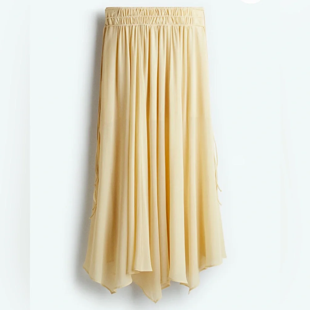 NWT H&M EDITION CHIFFON CIRCLE SKIRT - Picture 3 of 16